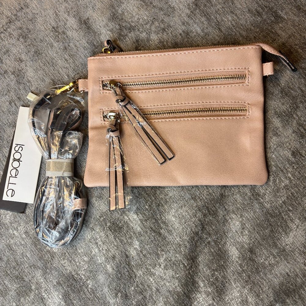 Brand New w/ Tags Isabelle Vegan Pink Crossbody Bag